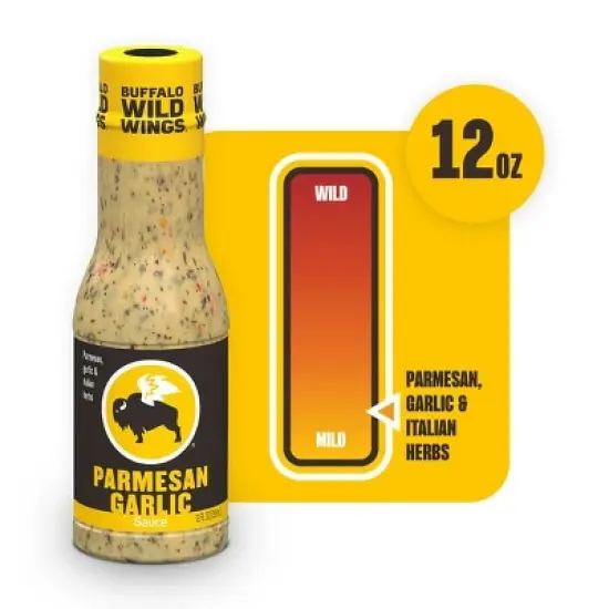 Buffalo Wild Wings Medium Buffalo Sauce and Parmesan Garlic Variety Pack, 20 fl oz each image {5}