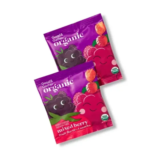 Organic Mixed Berry Fruit Snacks - 8oz/10ct - Good & Gather&trade; image {1}