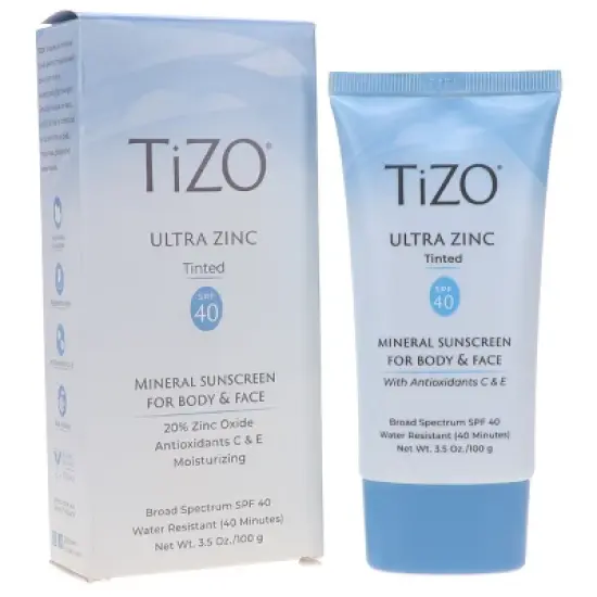 TIZO Age Defying Fusion tinted Ultra Zinc Body & Face Sunscreen SPF 40 3.5 oz image {6}
