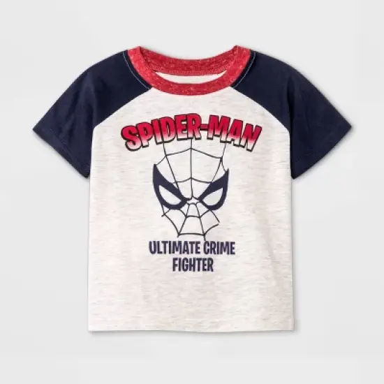 Toddler Boys' 3pc Spider-Man Short Sleeve Top and Bottom Set - Red/White/Navy image {2}