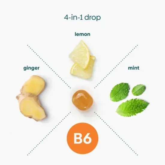 UpSpring Stomach Settle Morning Sickness Drops - Lemon Ginger Honey - 28ct image {3}