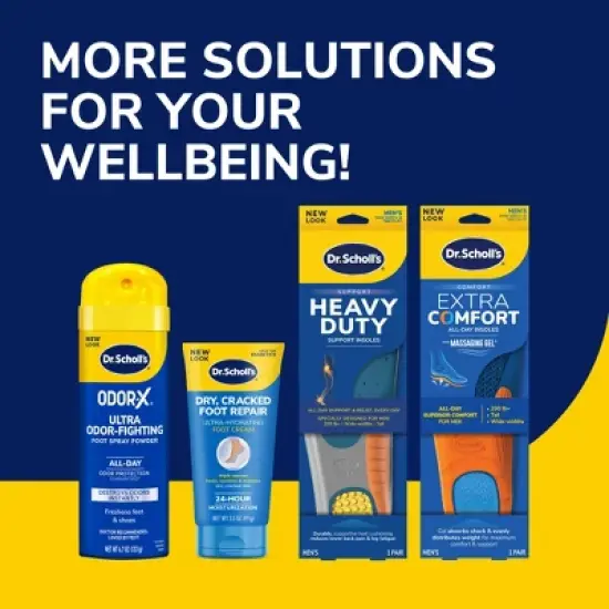 Dr. Scholl's Stability Support Insoles - Men's Shoe Size 8-14 - 1 Pair image {11}