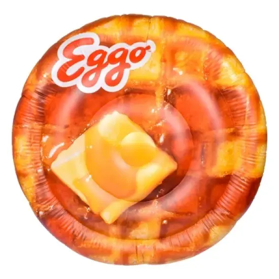 Eggo Waffle 5&rsquo; Pool Float: Novelty Water Float for Ages 14+ image {5}