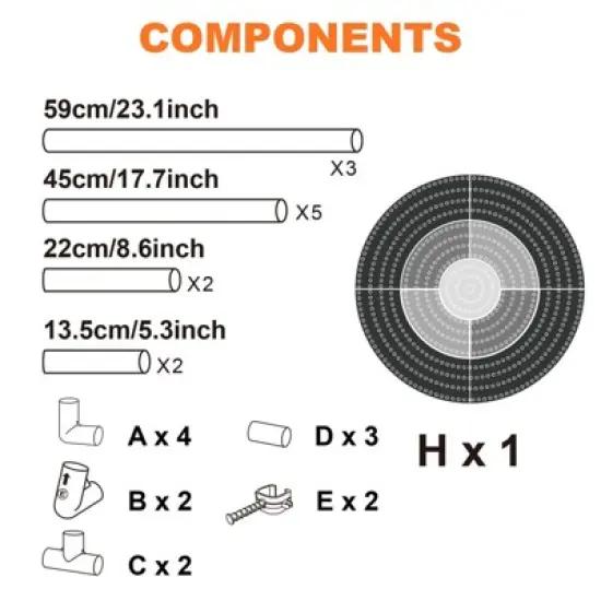 Contixo TS1 Target  Axe Throwing Set image {6}