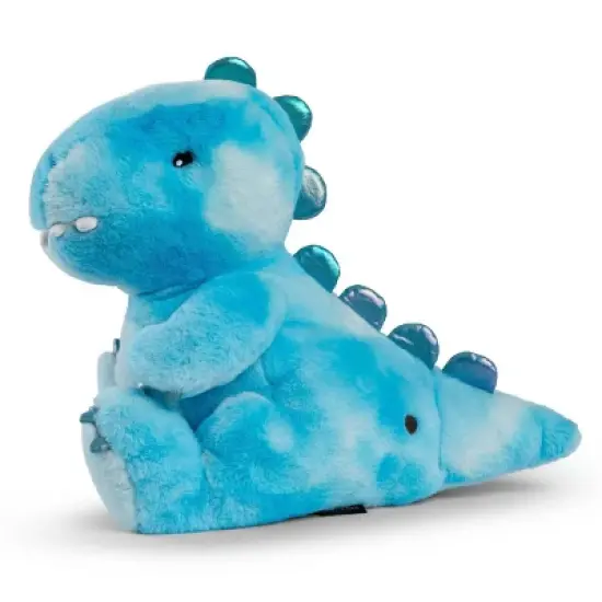FAO Schwarz Glow Brights Toy Plush LED with Sound Blue Dinosaur 12" Stuffed Animal image {4}