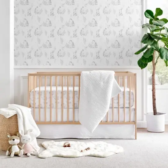 Mills Waffle  4pc Baby Crib Bedding Set - Levtex Baby image {3}