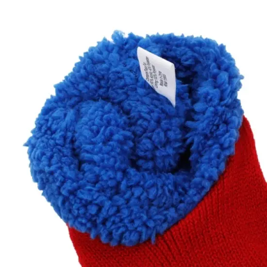 Super Mario Bros Mario Patch Red Slipper Socks image {4}