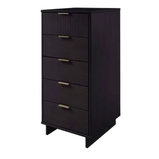 Manhattan Comfort 3pc Granville Chest with Double Dresser and Nightstand Bedroom Set image {3}