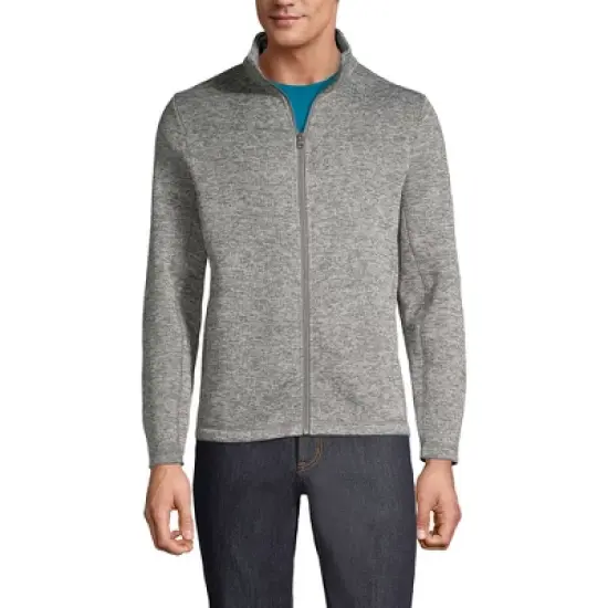 Lands' End Men's Sweater Fleece Jacket image {6}