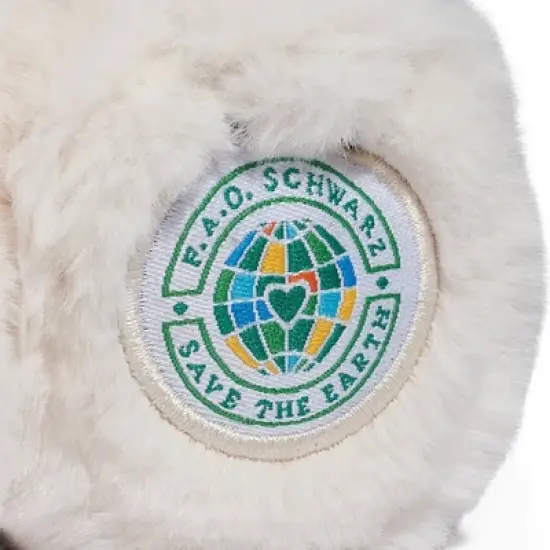 FAO Schwarz Sustainable Polar Bear 10" Stuffed Animal image {6}