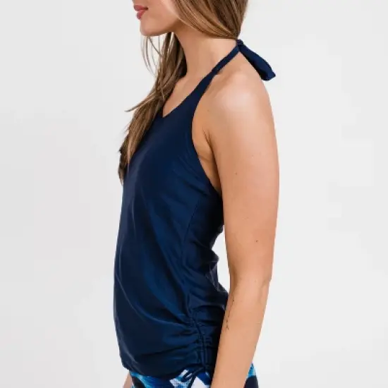 Calypsa Womens Halter Maya Swim Top image {1}