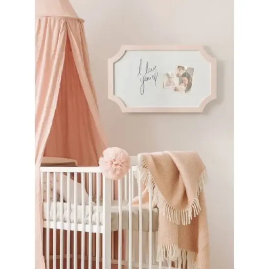 Kate & Laurel All Things Decor 15"x24" Holbrook Magnetic Dry Erase Board Pink image {7}