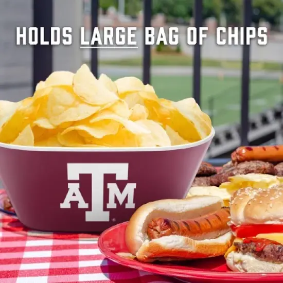 NCAA Texas A&M Aggies Serving Bowl: Melamine Rounded Square, 15 Volume image {4}