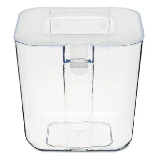 Deflecto Stackable Caddy Organizer, Small, Clear, 4.33" x 4" x 4.38" image {6}