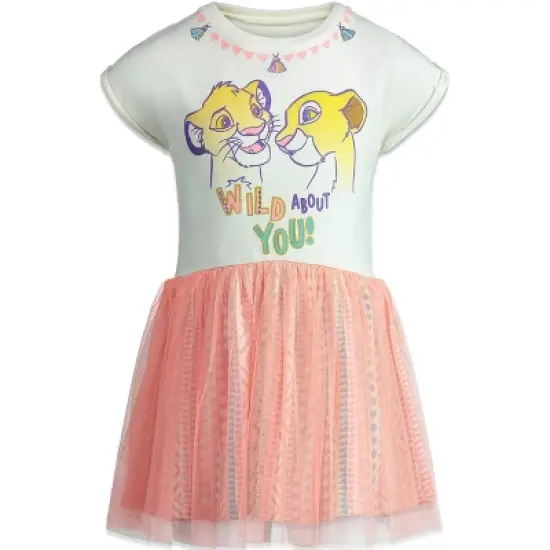 Disney Lion King Simba Nala Short Sleeve Dress image {8}