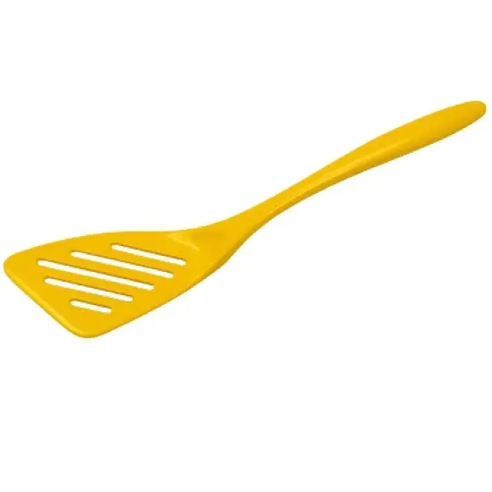 Gourmac 12-Inch Melamine Slotted Turner Spatula image {10}