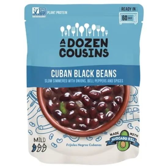 A Dozen Cousins Cuban Black Beans - 10oz image {4}