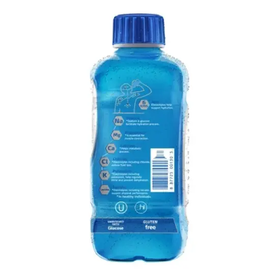 Electrolit Blue Raspberry Electrolyte Hydration Beverage - 21 fl oz Bottle image {3}