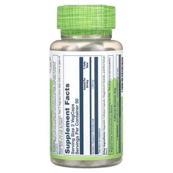 Solaray True Herbs, Dandelion, 100 VegCaps (520 mg per Cap) image {1}