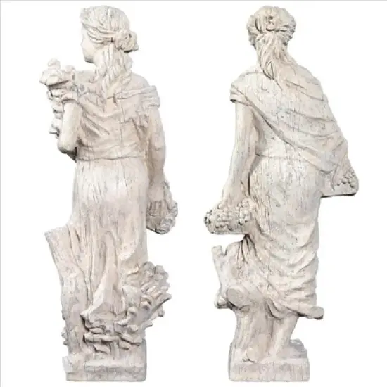 Design Toscano Flora and Proserpina, Goddesses of Growth Garden Statues: Set of Two image {4}