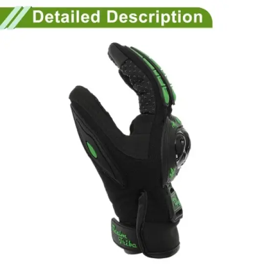 Unique Bargains Motorbike Gloves Breathable Full Finger Glove Nylon Outdoor Gloves 1 Pair image {2}