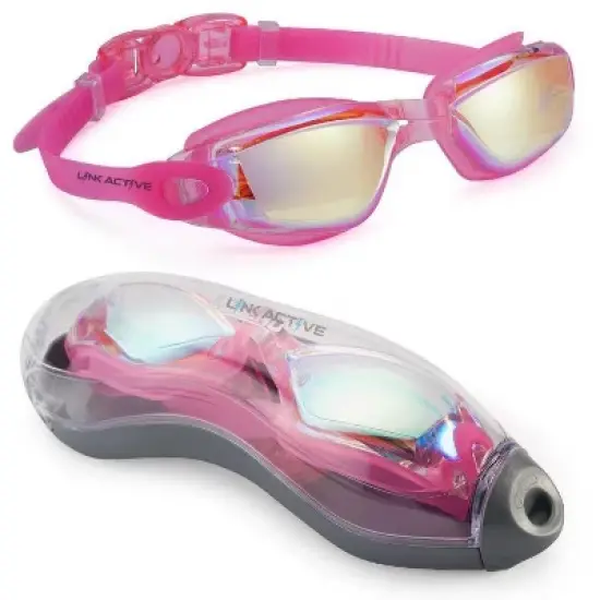 Link Active Swim Goggle With Fast Clasp Technology UV Protection Leak & Fog Proof Wide View Adult/Youth image {13}