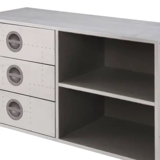 40" Brancaster File Cabinet Aluminum - Acme Furniture image {3}