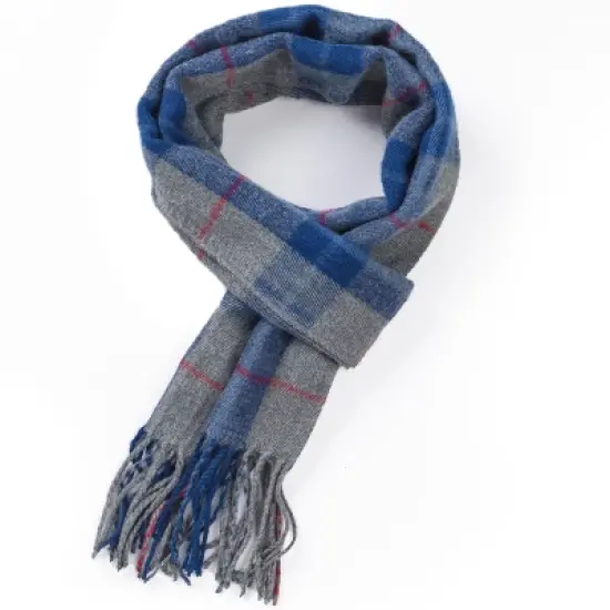 Alpine Swiss Mens Plaid Scarf Softer Than Cashmere Scarves Winter Shawl image {22}