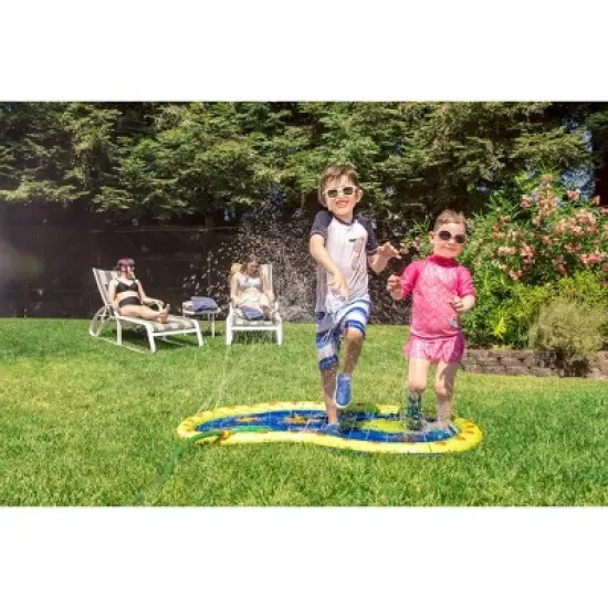 Poolmaster Lil' Splashers Spray Play Water Sprinkler and Backyard Play Mat image {2}