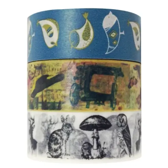 Wrapables Washi Tape (Set of 3) image {12}