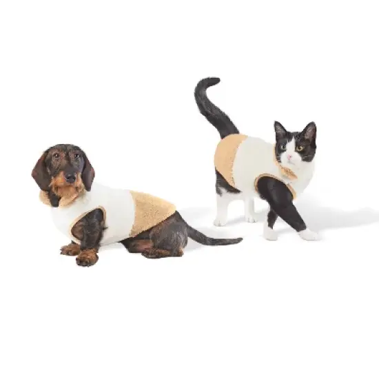 Faux Shearling Neutral Dog Vest - Boots & Barkley&trade; image {6}