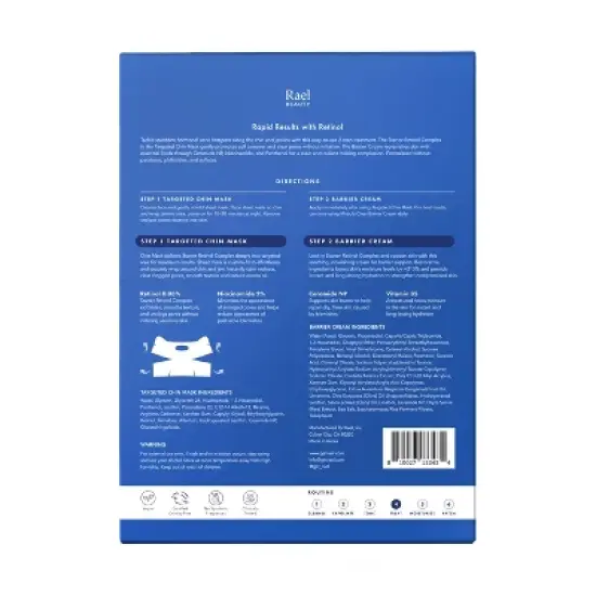 Rael Beauty Miracle Clear Retinol Chin Masks - 5ct image {7}