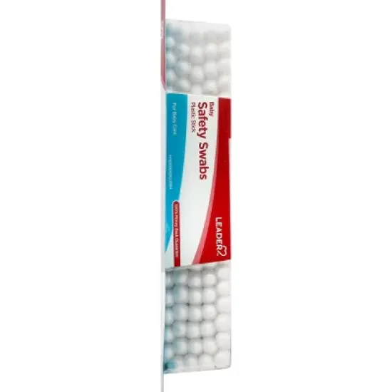 Leader Baby Plastic Stick Safety Swabs 100 ea image {4}