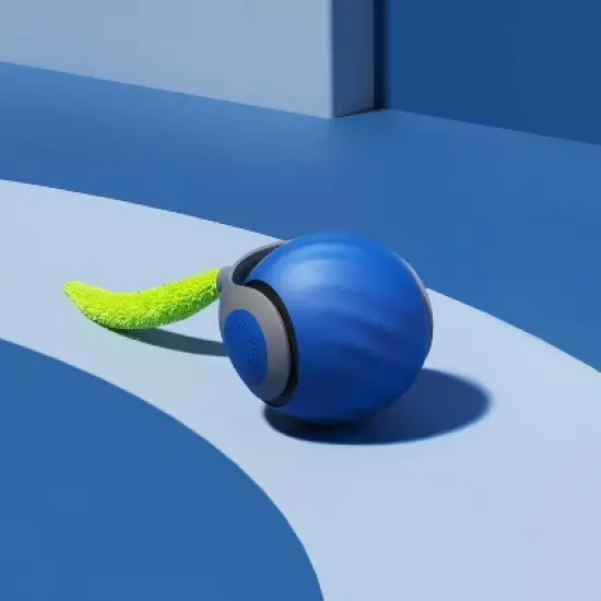 Speedy Sprint Ball Toy for Cat Type-C Rechargeable Interactive Cats Toy Blue image {10}