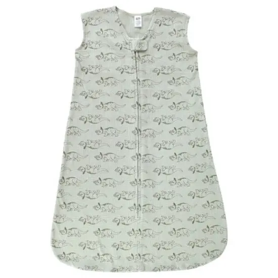 Hudson Baby Infant Boy Thermal Sleeveless Sleeping Bag 2pk, Sage Dinosaur image {2}