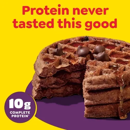 Eggo Frozen Protein Chocolate Chip Brownie Waffles - 12.3oz/10ct image {3}