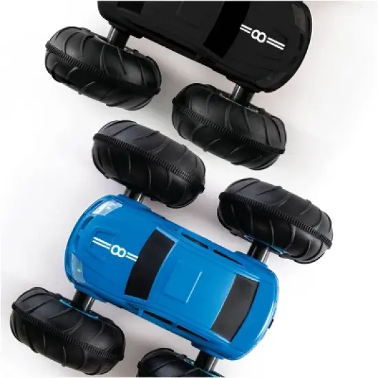 Sharper Image RC Race Car Flip Stunt Rally Vehicle - Blue image {6}