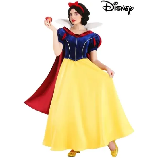 HalloweenCostumes.com Disney's Snow White Costume for Women, Adult Magical Princess Classic Yellow Bodice and Skirt image {2}