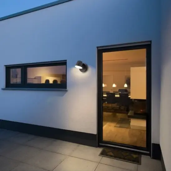 C Cattleya Modern Black Aluminum LED Outdoor Indoor Wall Light with Adjustable Head image {4}