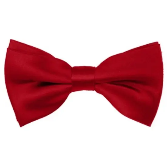 Men's Solid Color 2.5 W And 4.5 L Inch Pre-Tied adjustable Bow Ties image {43}