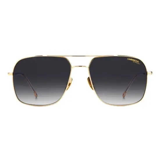 Carrera CA 247/S 2F7_9O Unisex Rectangle Sunglasses Gold/Grey 58mm image {1}