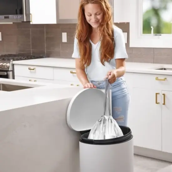 Plasticplace Simplehuman&reg;* Code J Compatible Drawstring Trash Bags image {2}