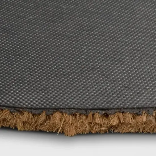 1'6"x2'6" Pumpkin Coir Doormat Orange - Room Essentials&trade; image {3}