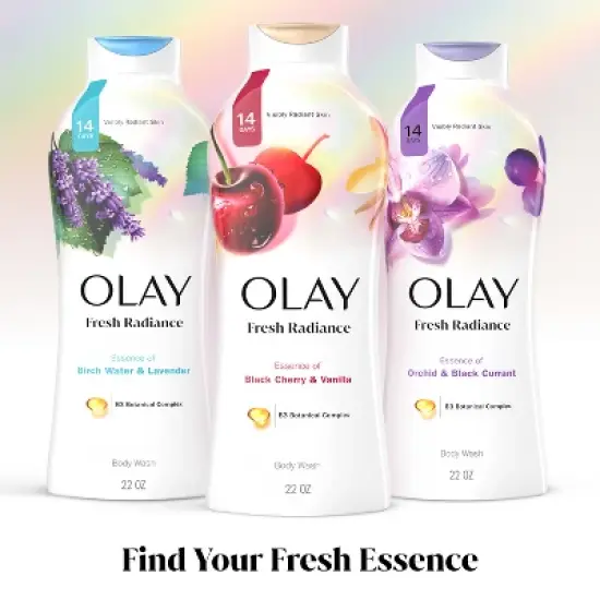 Olay Fresh Outlast Black Cherry & Vanilla Body Wash - 22 fl oz image {7}