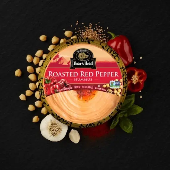 Boar's Head Red Pepper Hummus - 10oz image {1}