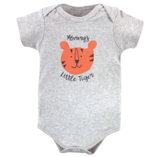 Hudson Baby Infant Boy Cotton Bodysuits, Alphabet Animals image {7}