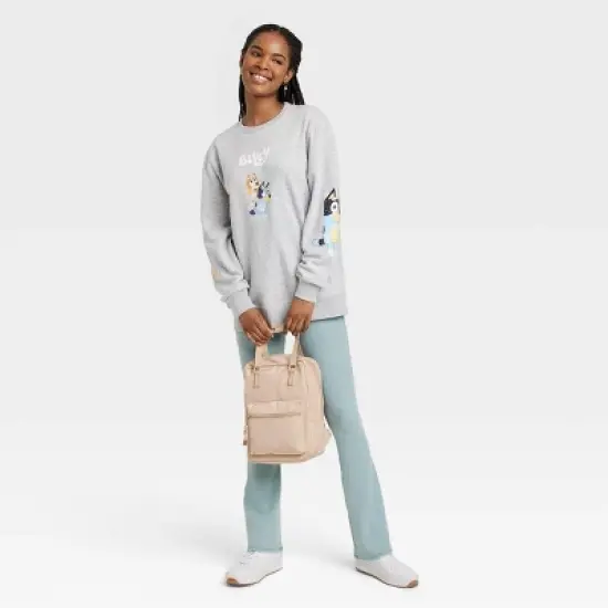 Women's Bluey Graphic Sweatshirt - Gray image {2}