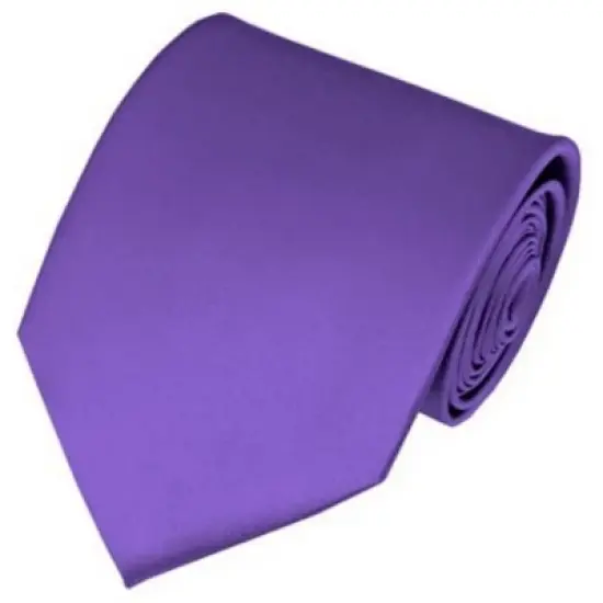 Solid Color 3.5 Inch Wide And 62 Inch Extra Long Necktie For Big & Tall Men image {22}