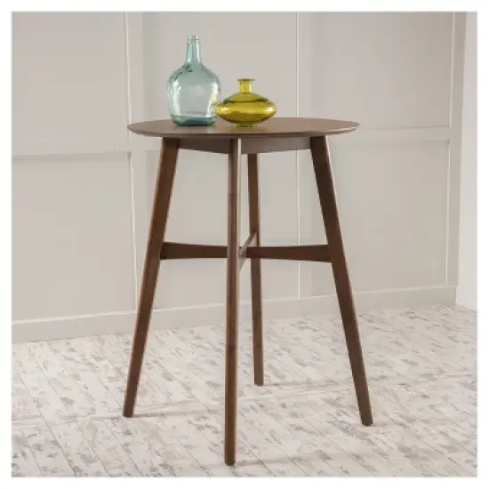 Tenley 42" Bar Table - Natural Walnut - Christopher Knight Home image {1}