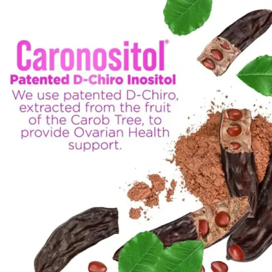 Myo-Inositol & D-Chiro Inositol 40:1 Ratio - Ovarian Health & Hormone Support - 60 Capsules By Nature's Glow image {2}